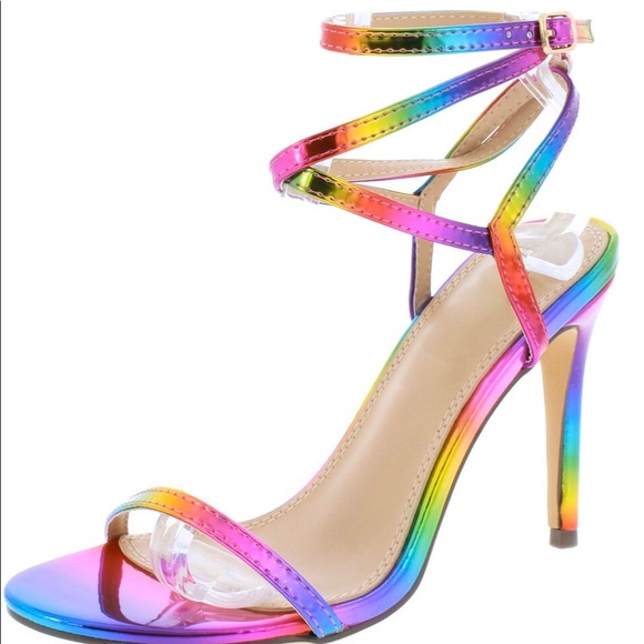 NWB rainbow 4” heels - Picture 2 of 8